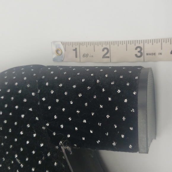 RIVER ISLAND Black Suede With Studs Booties Size 8 - Picture 8 of 9